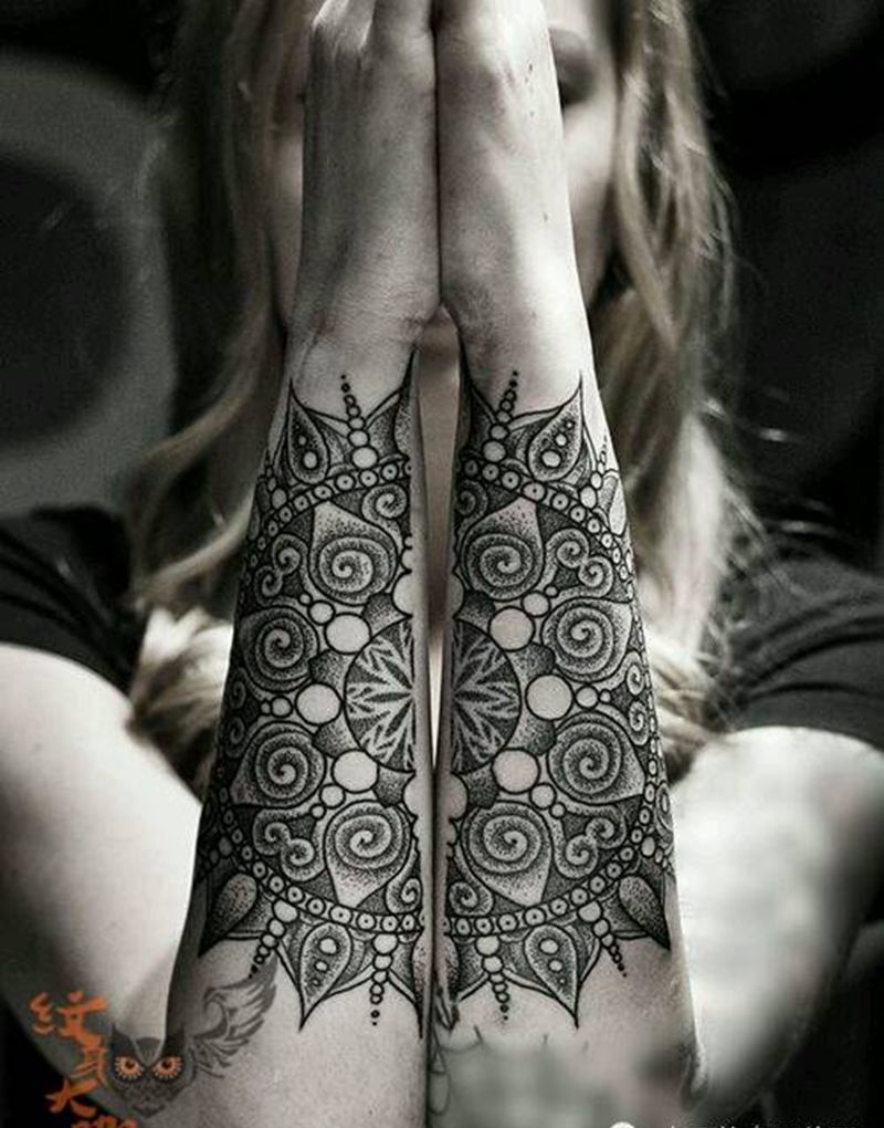 那些点刺！纹身图片_