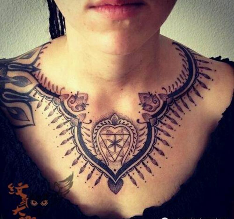 那些点刺！纹身图片_