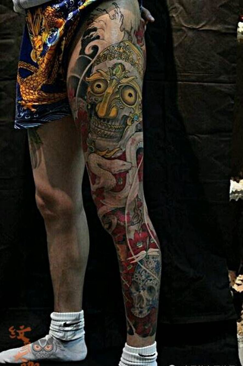 那些嘎巴拉!纹身图片_