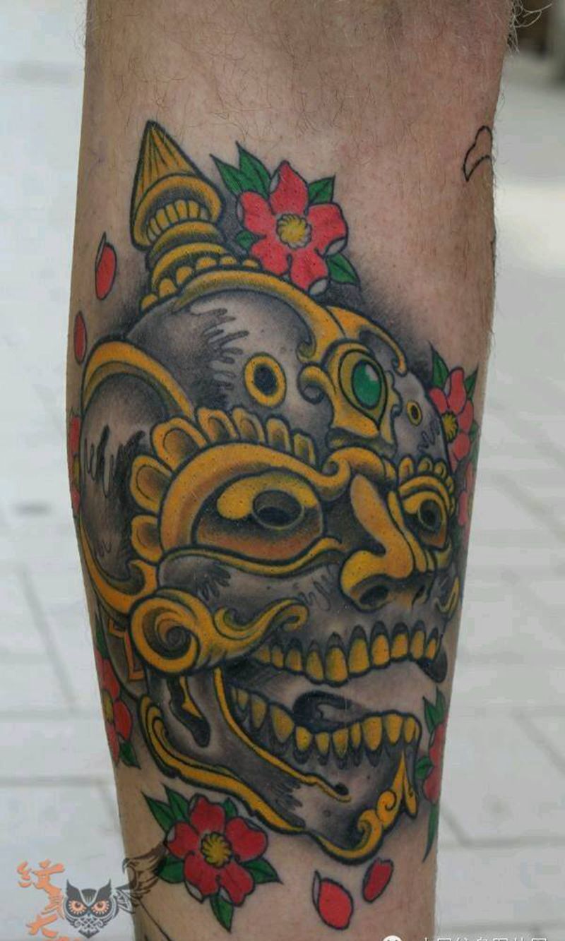 那些嘎巴拉！纹身图片_