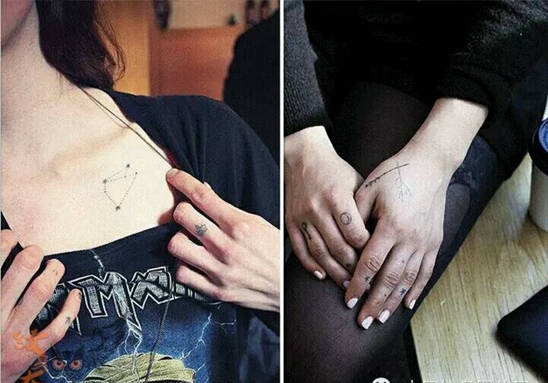 那些小清新！纹身图片_