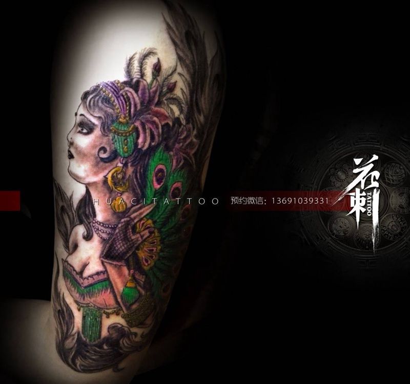 花刺作品！纹身图片_