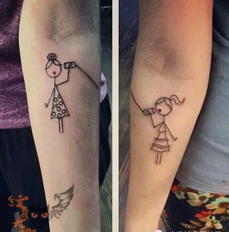 那些情侣！！纹身图片_