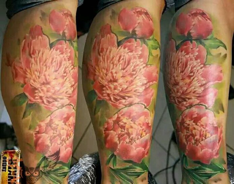 素材参考！花！纹身图片_