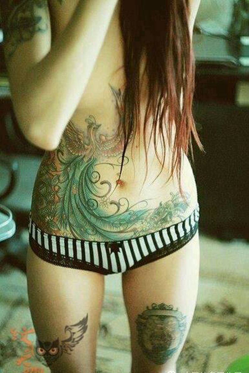 那些凤凰！纹身图片_