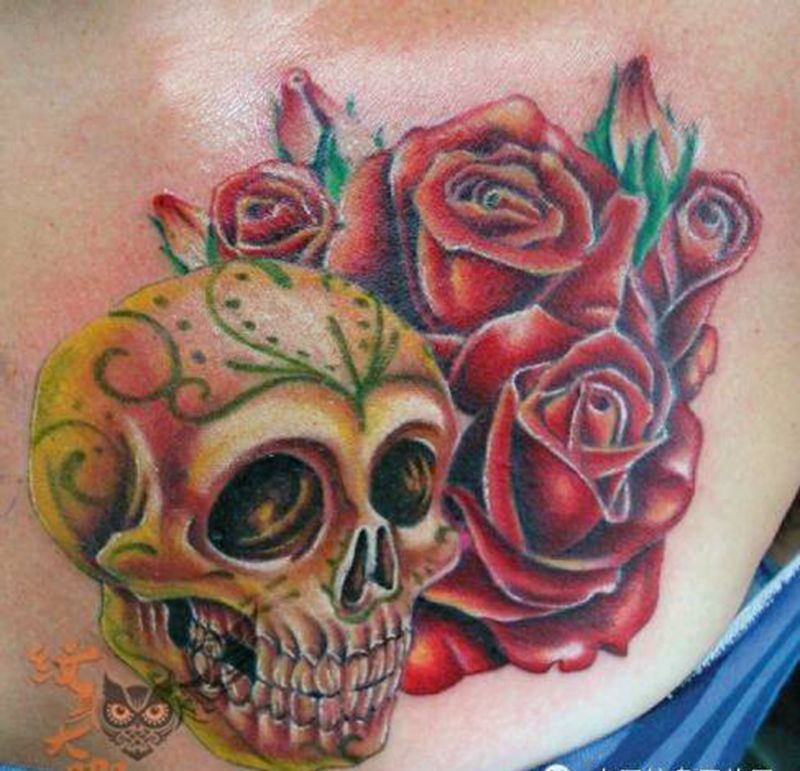 素材分享！ 那些骷髅！纹身图片_