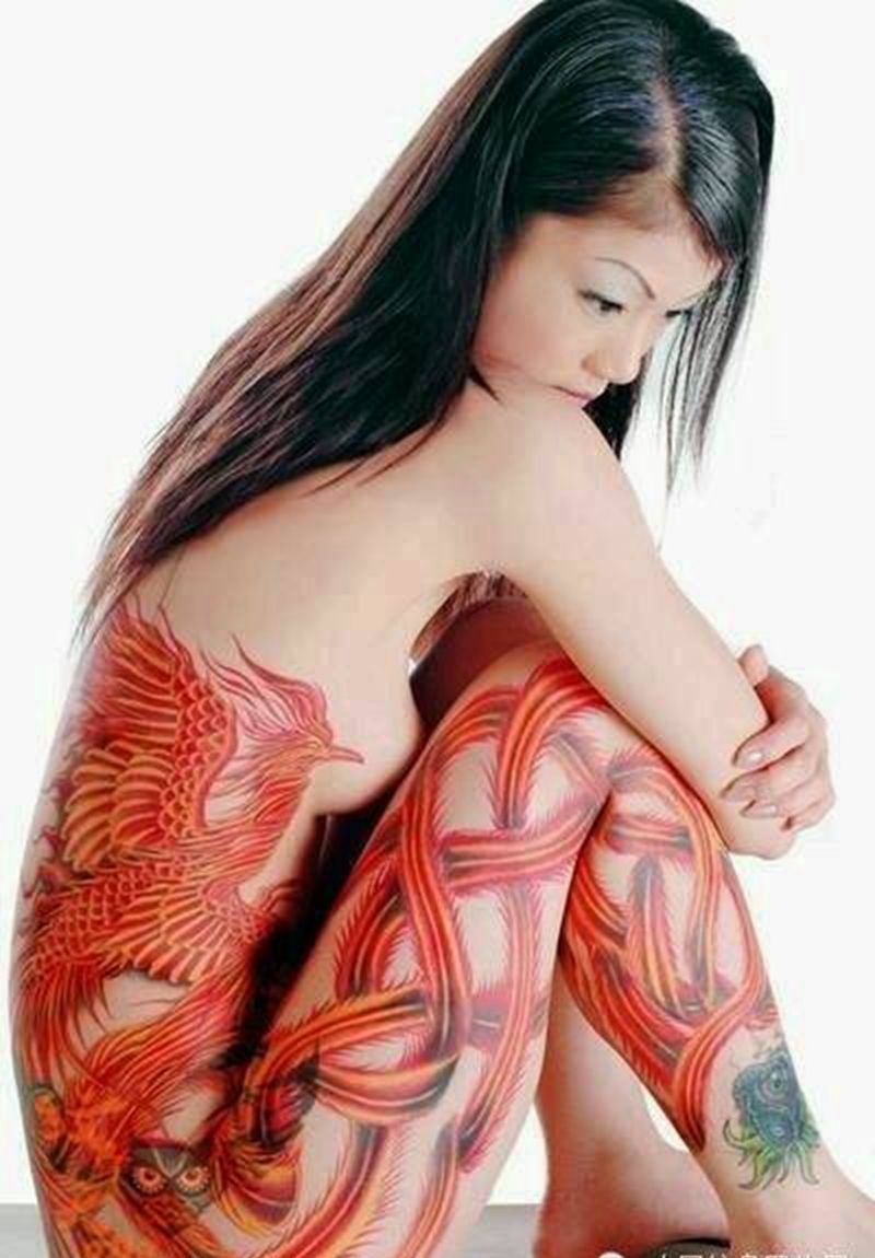 那些凤凰!纹身图片_