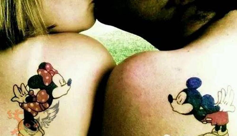 那些情侣！！纹身图片_