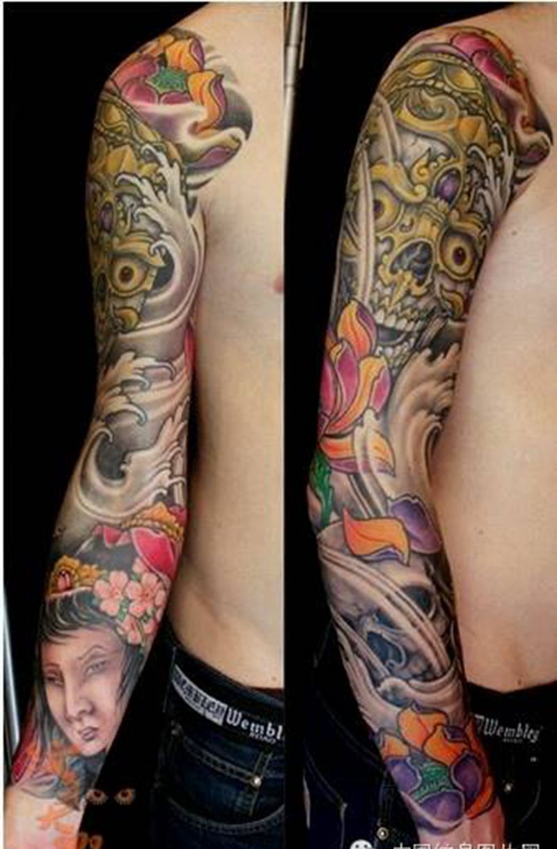 那些嘎巴拉!纹身图片_