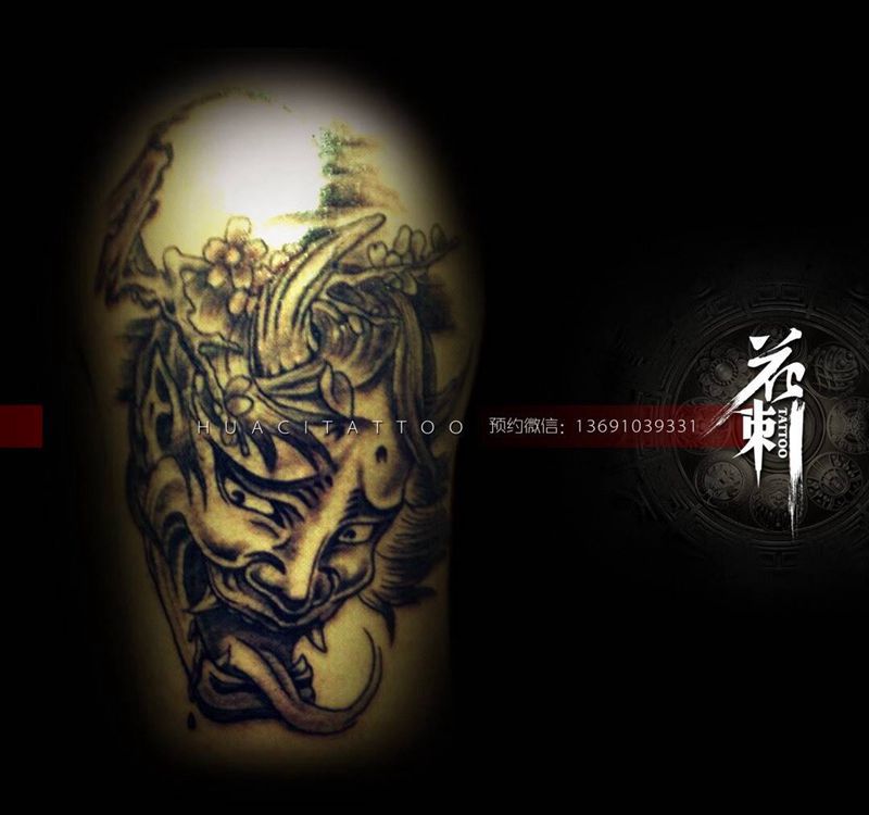 花刺作品！纹身图片_