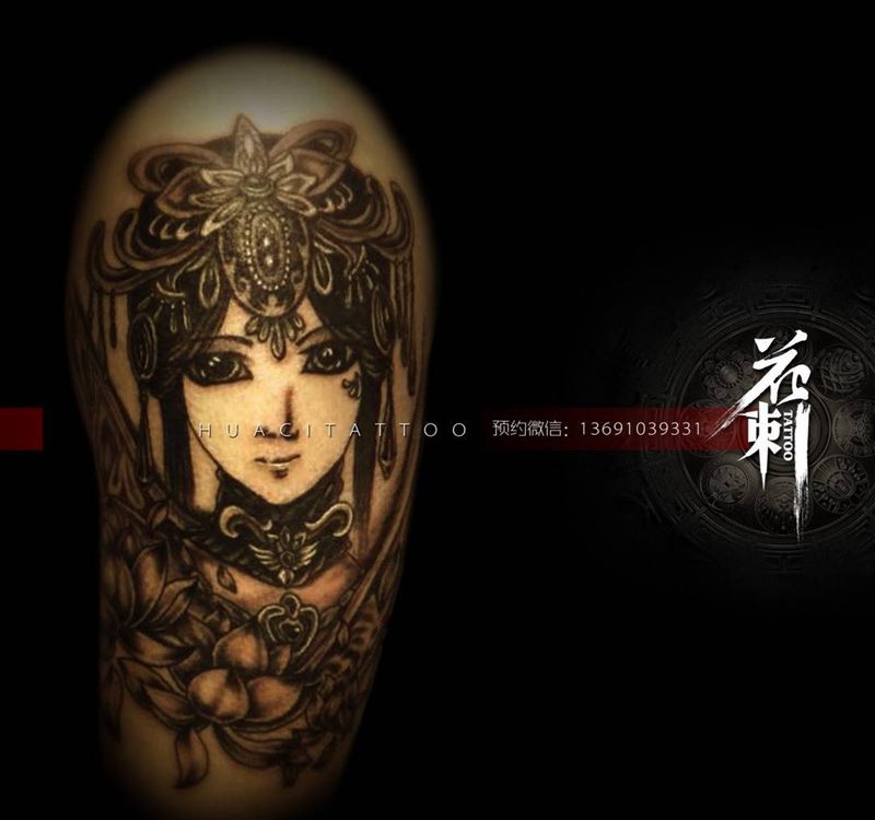 花刺作品！纹身图片_