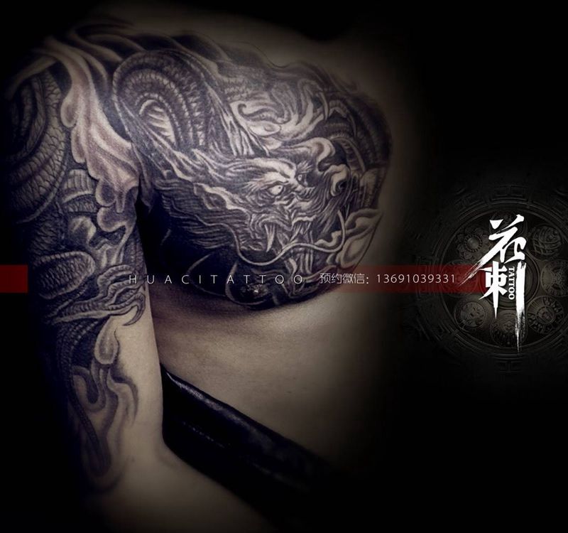 花刺作品!纹身图片_