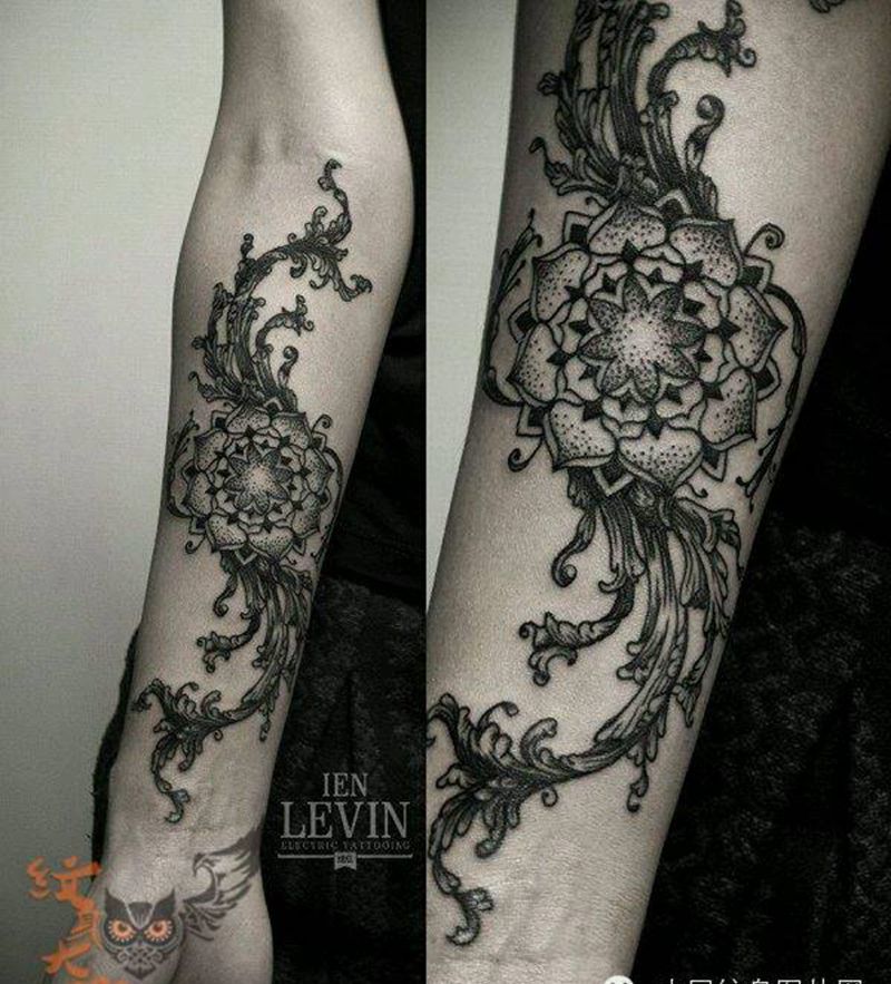 那些点刺！纹身图片_