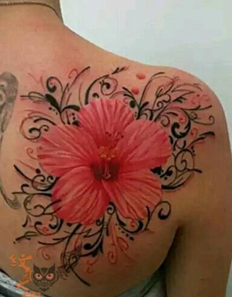 素材参考！花！纹身图片_