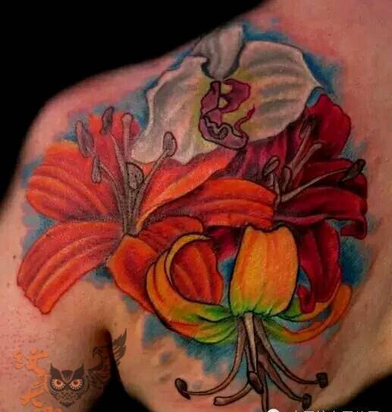 那些花儿!纹身图片_