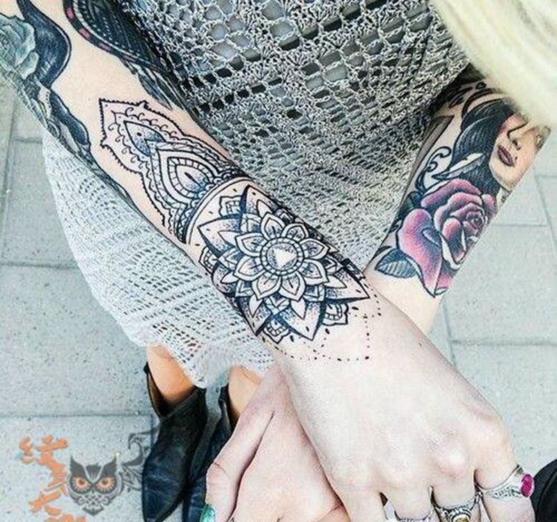 那些点刺！纹身图片_