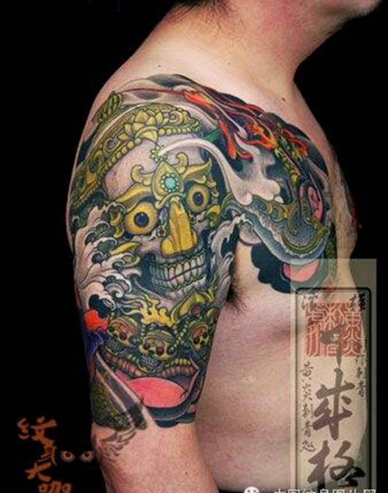 那些嘎巴拉！纹身图片_