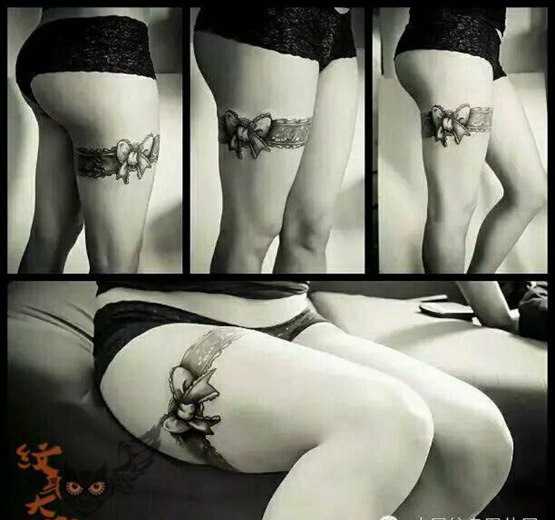 那些性感蕾丝！纹身图片_