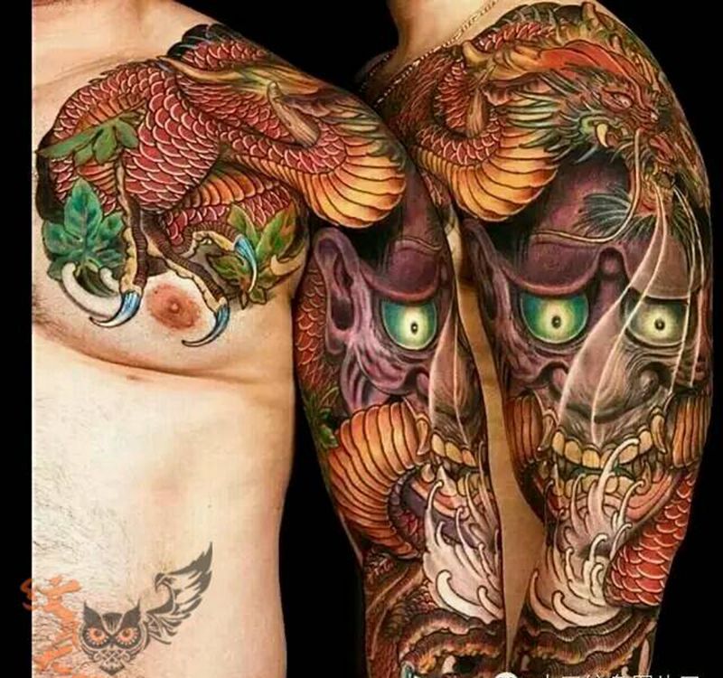 那些般若！纹身图片_