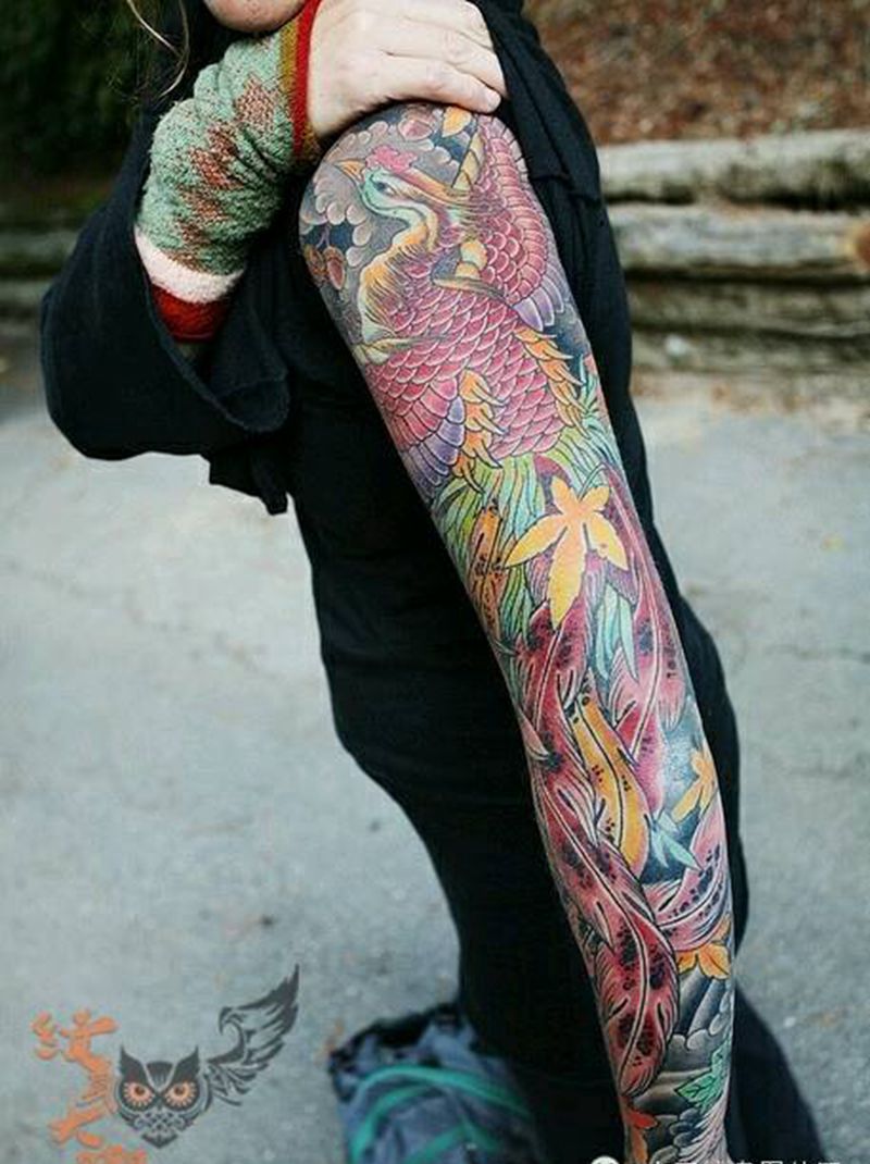 那些凤凰！纹身图片_