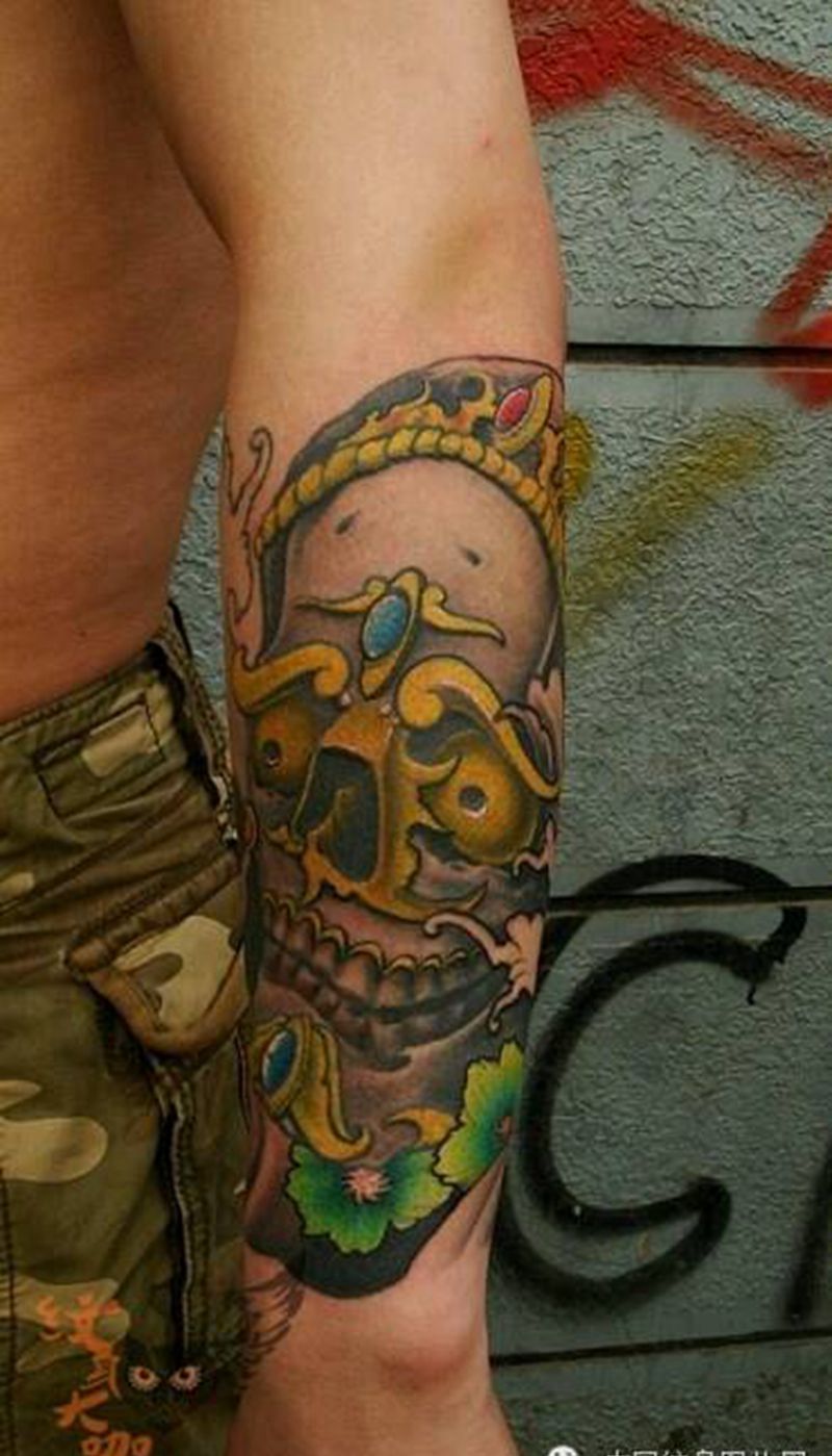 那些嘎巴拉！纹身图片_