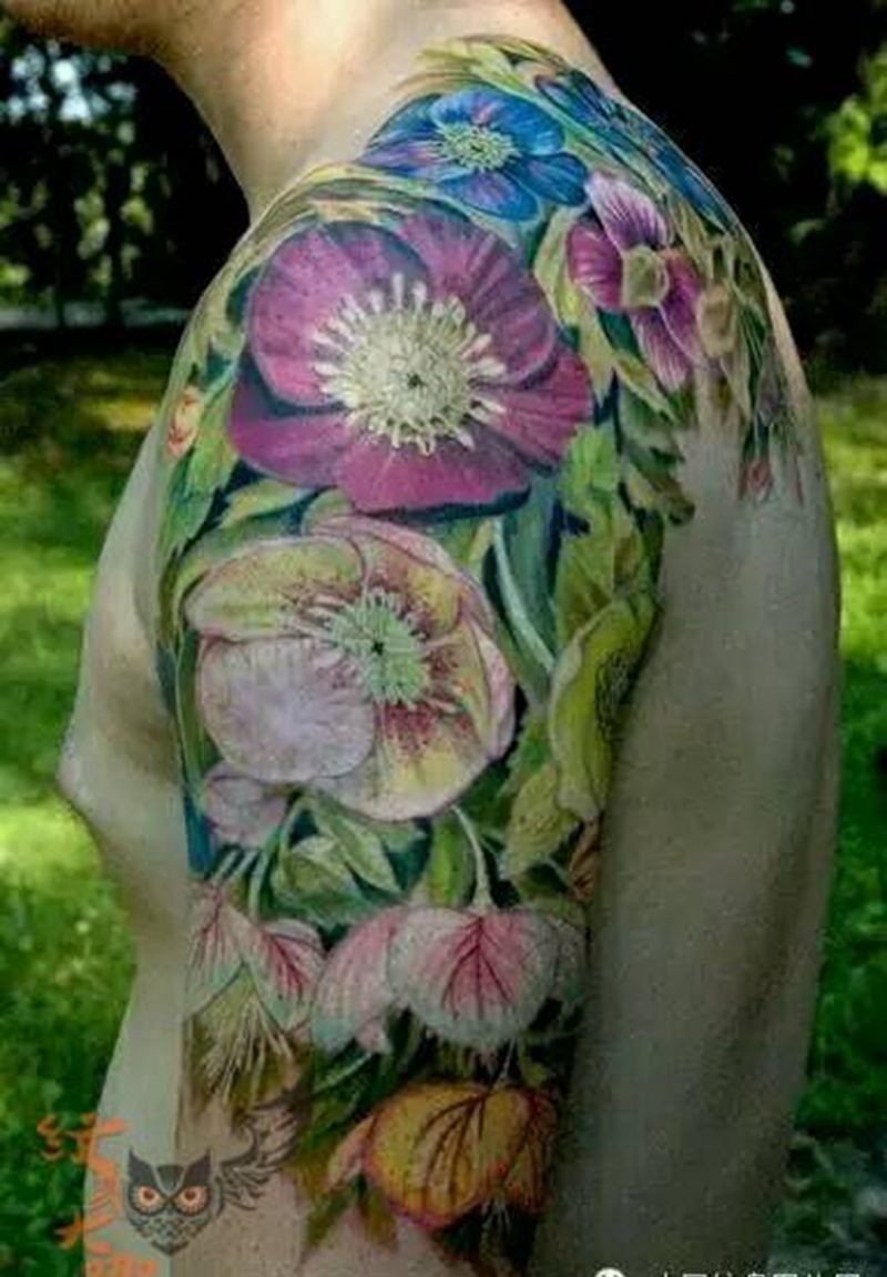 那些花儿!纹身图片_