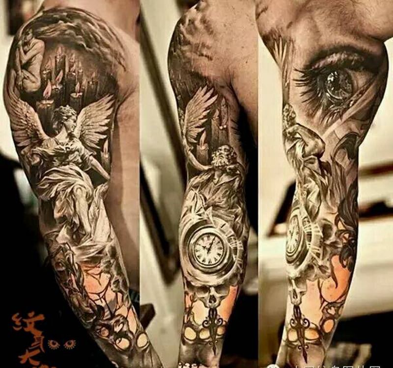 那些牛逼花臂!纹身图片_