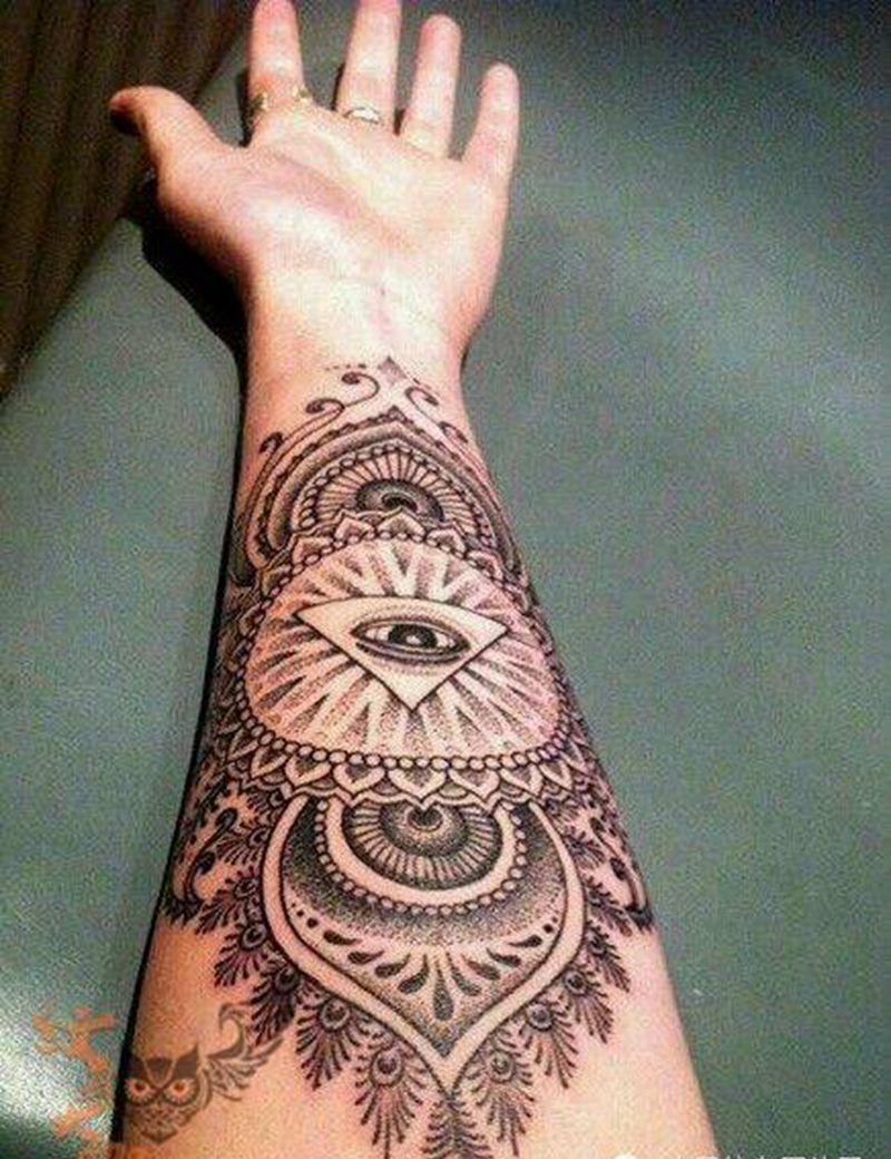 那些点刺！纹身图片_