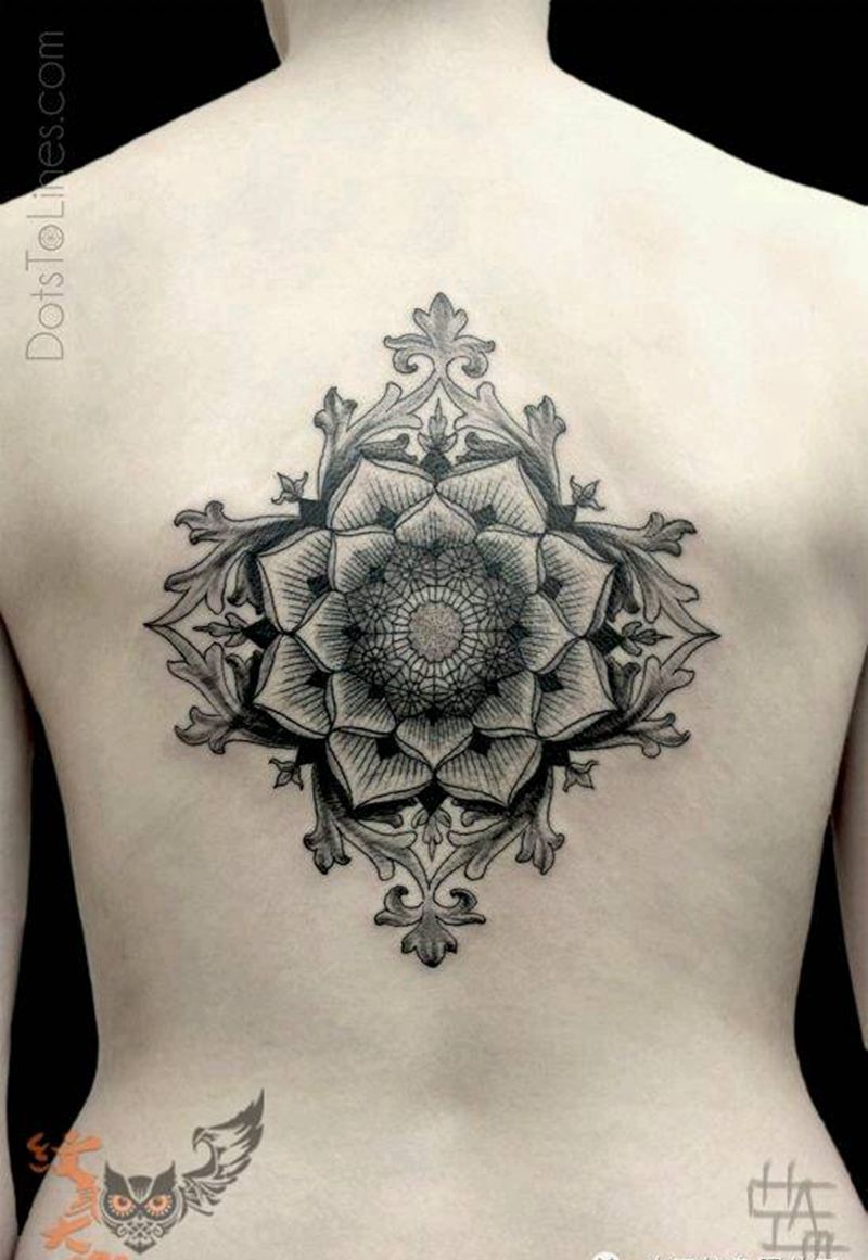 那些点刺！纹身图片_