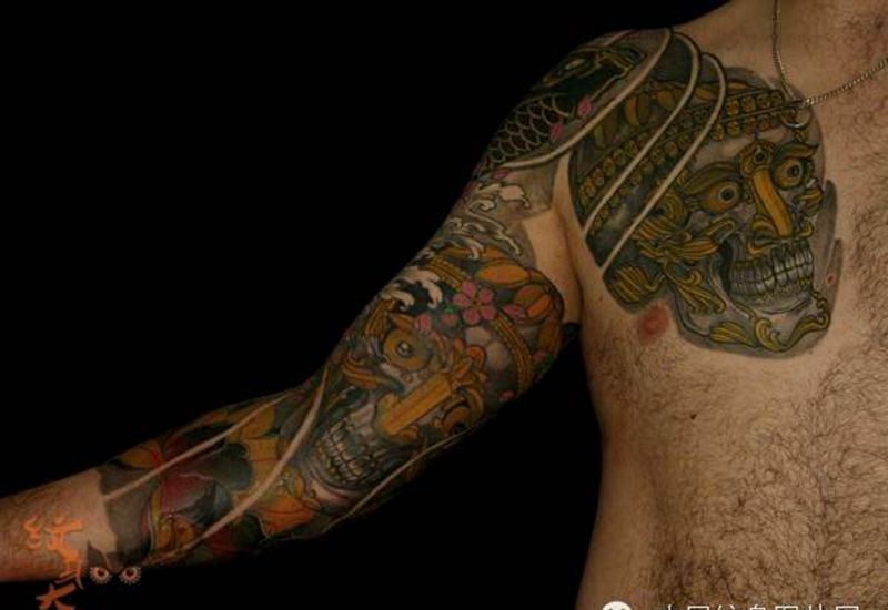 那些嘎巴拉！纹身图片_