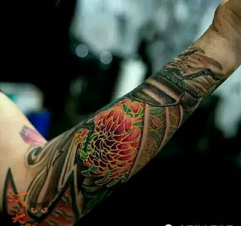 那些传统！纹身图片_