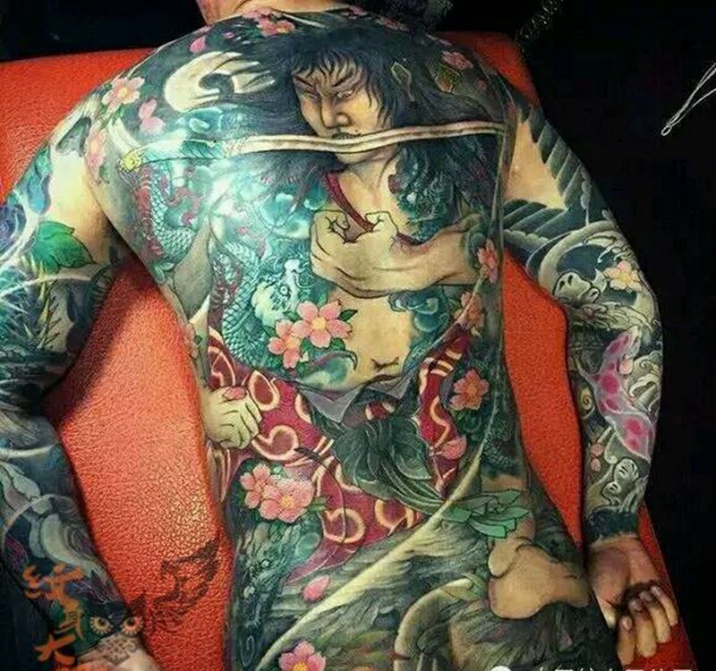 那些传统！纹身图片_