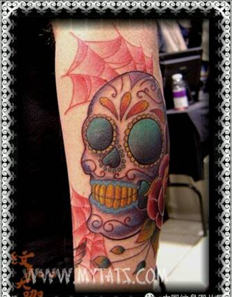 那些骷髅！纹身图片_