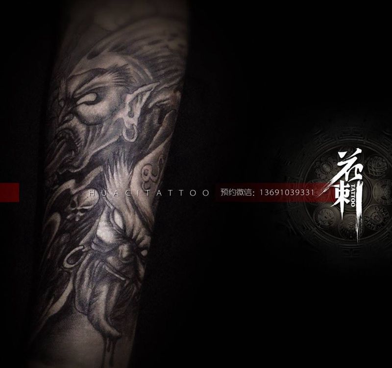 花刺作品！纹身图片_