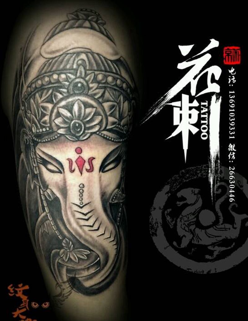 花刺作品！纹身图片_