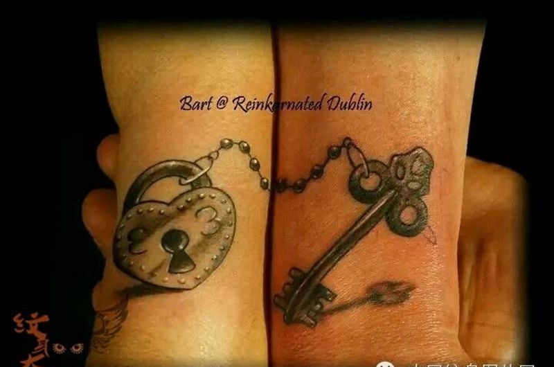 那些情侣！！纹身图片_