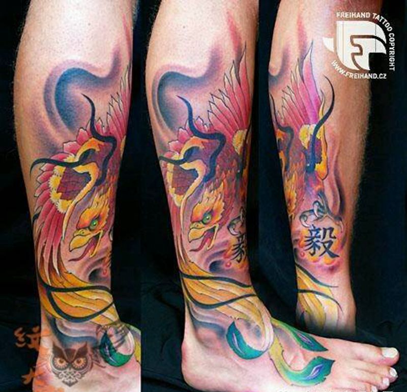 那些凤凰!纹身图片_