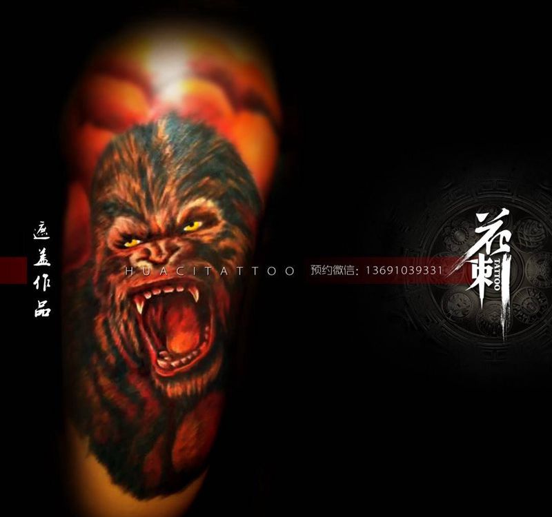 花刺作品!纹身图片_