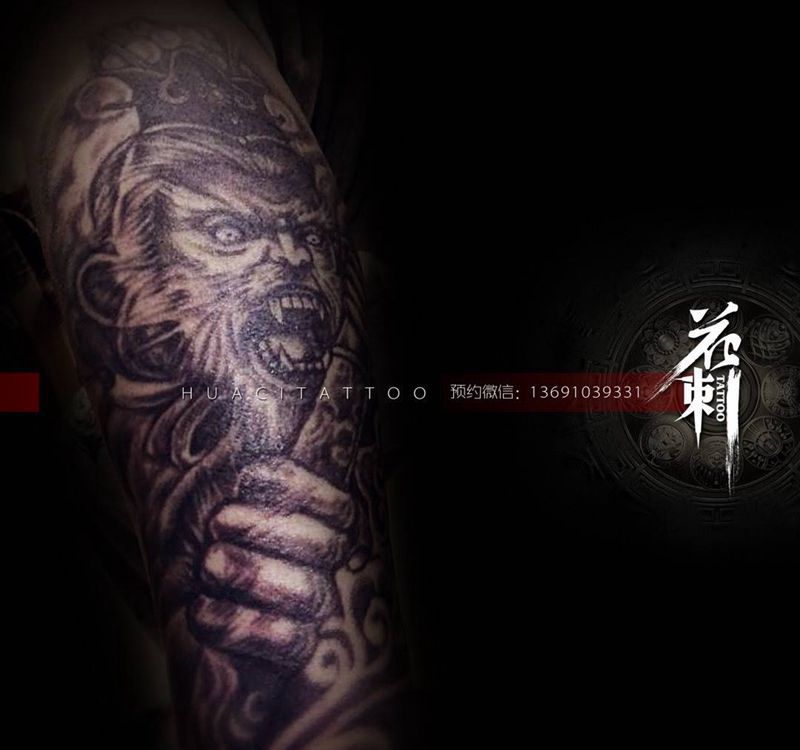 花刺作品!纹身图片_