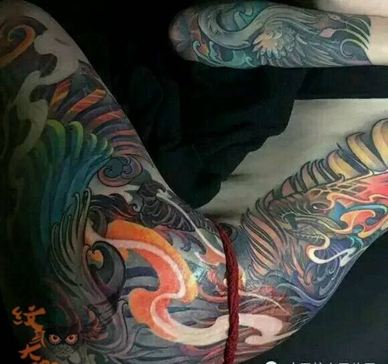 那些传统！纹身图片_