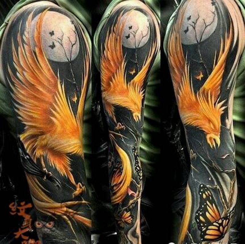那些凤凰！纹身图片_