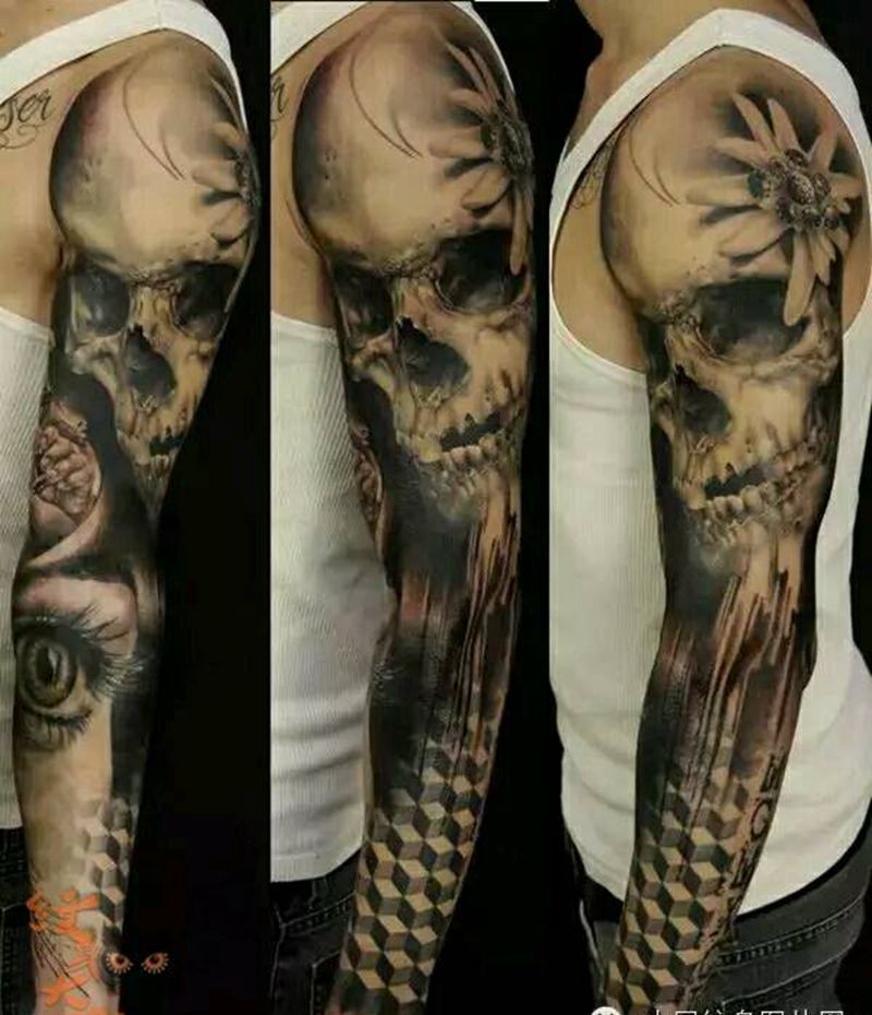 那些牛逼花臂!纹身图片_