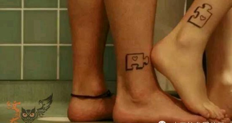 那些情侣！！纹身图片_