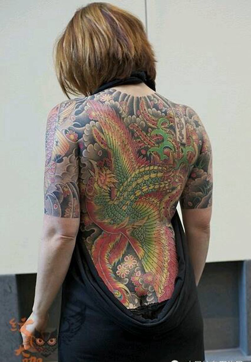 那些凤凰！纹身图片_