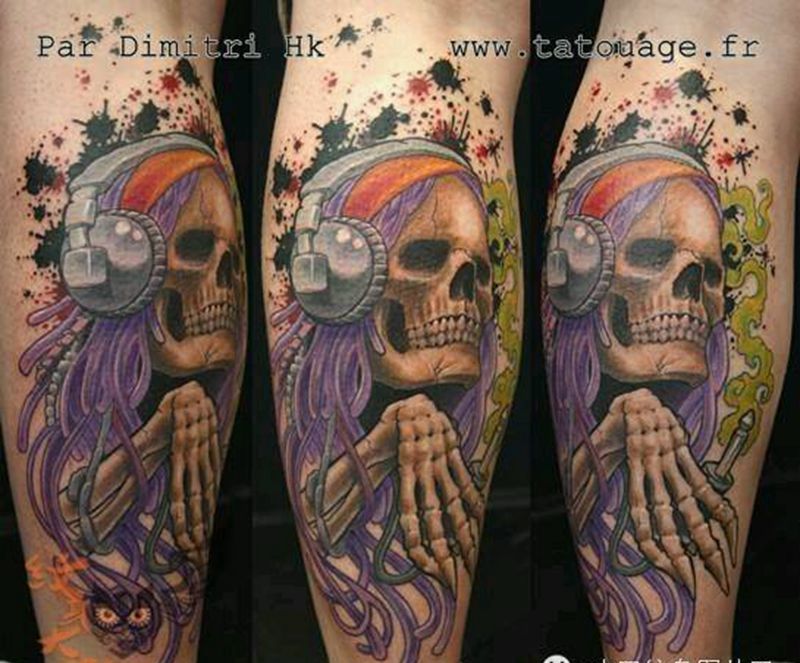 那些骷髅!纹身图片_