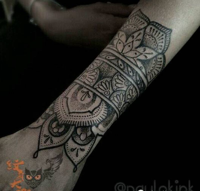 那些点刺！纹身图片_