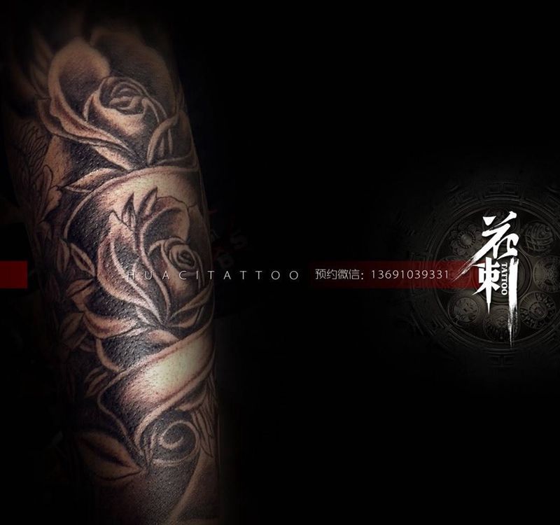 花刺作品！纹身图片_