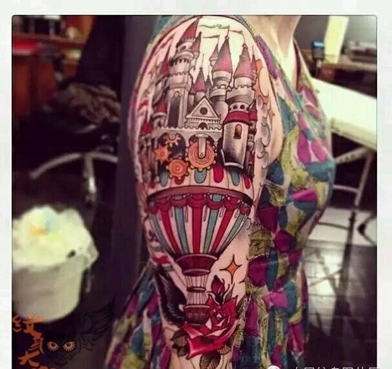 放飞梦想！纹身图片_