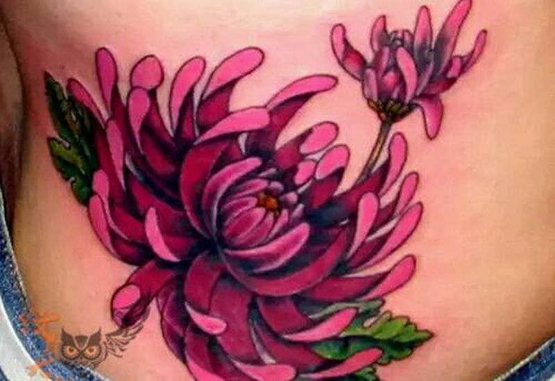 素材参考！花！纹身图片_