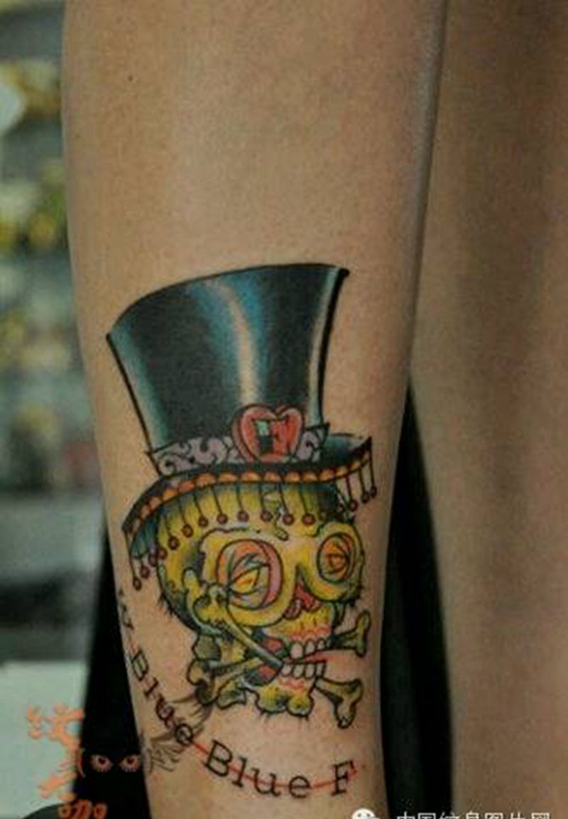 那些骷髅！纹身图片_